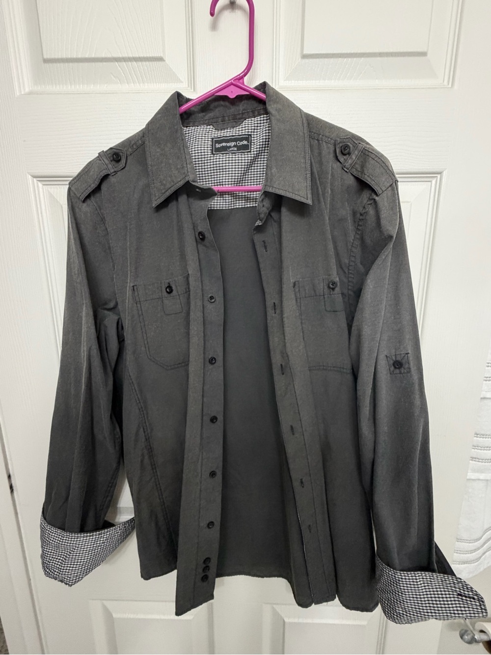 Sovereign Code Grey Men's Lightweight Shirt